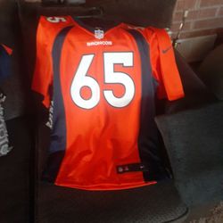 Mens New Broncos #65 LEARY Jersey Size Small