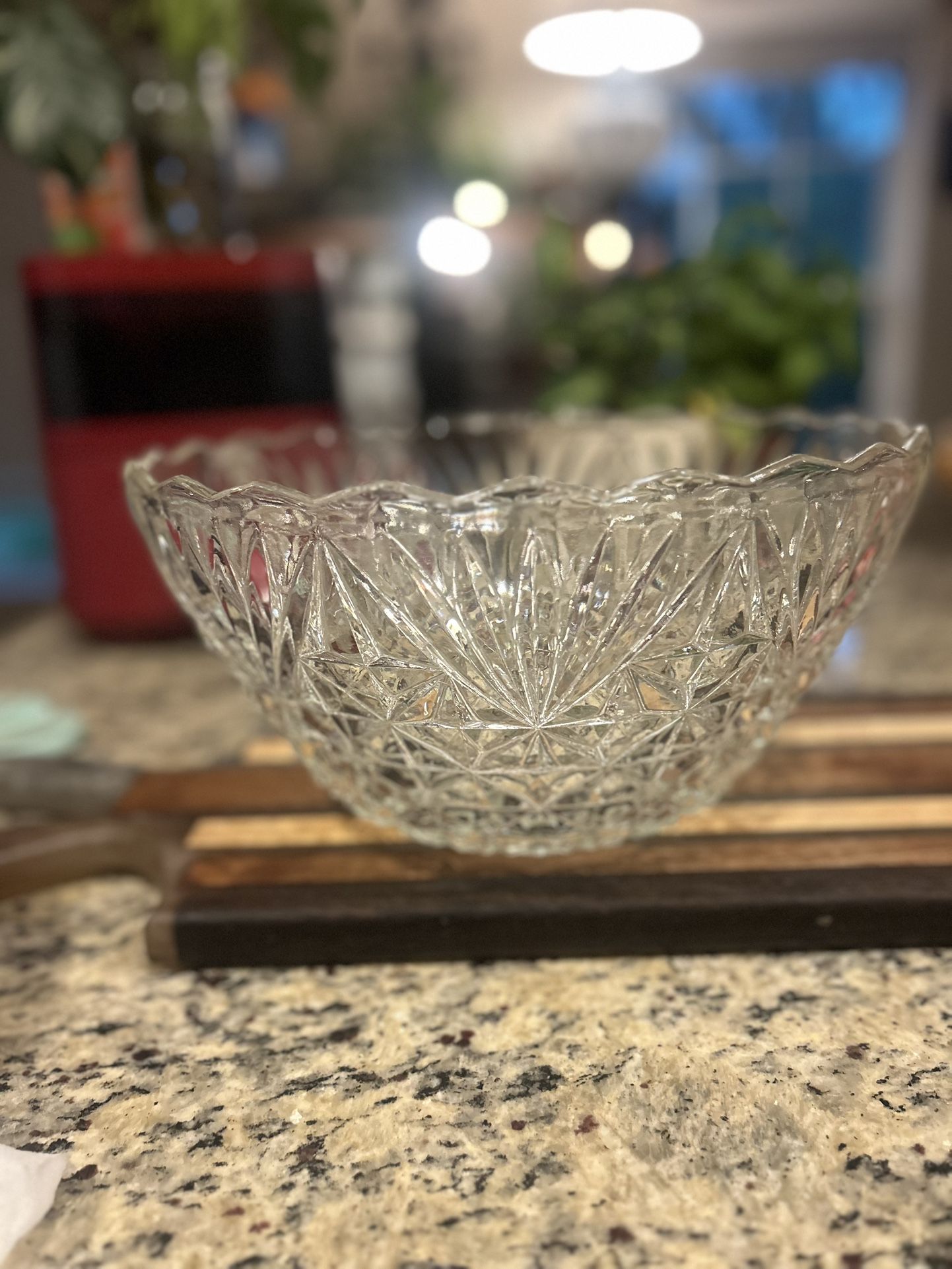 Vintage Anchor Hocking Punch Bowl (large)