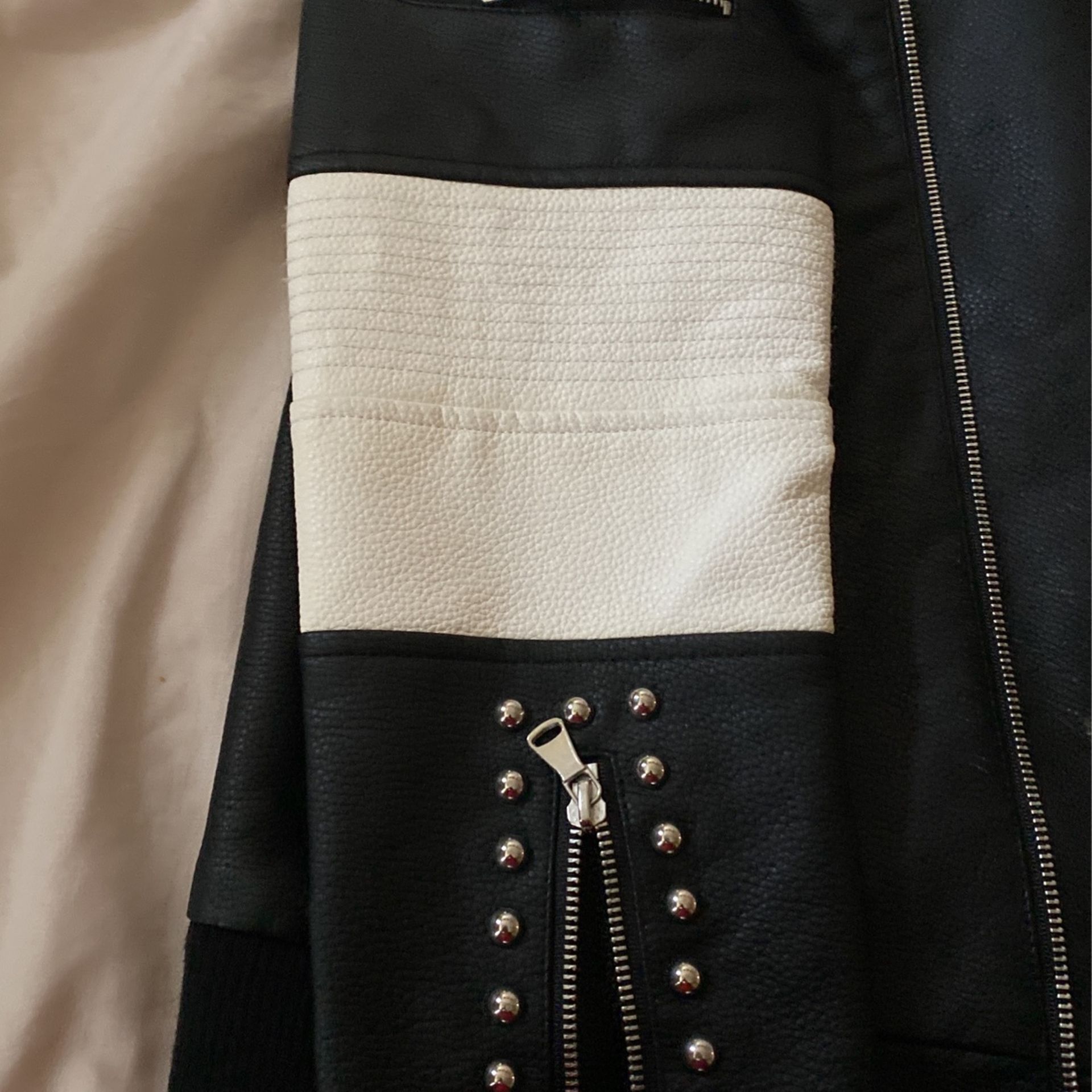 Non Leather jacket Punk/rock