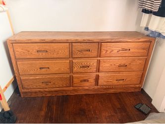 Wood dresser