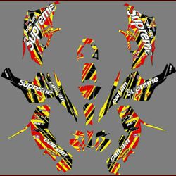 Can Am Renegade 2007 To 2012 Graphic Kit 