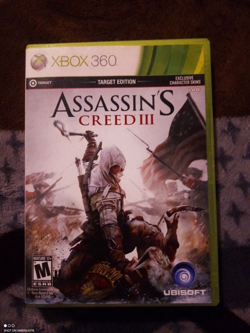 Xbox 360 Assassin's Creed 3 Target Edition