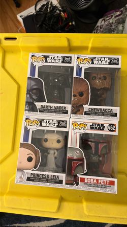 Star Wars Funko Pop Set of 4