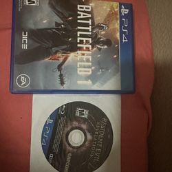 Ps4 Games (resident Evil Revelations,Battlefield 1)
