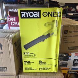 RYOBI
ONE+ 18V 90 MPH 250 CFM Cordless Battery Leaf Blower/Sweeper with 2.0 Ah Battery and Charger