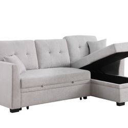 New! Premium Fabric Sectional Sofa Bed, Sofabed, Sectional Sofa Bed, Sectional, Sectionals, Sectional Couch, Sleeper Sofa 