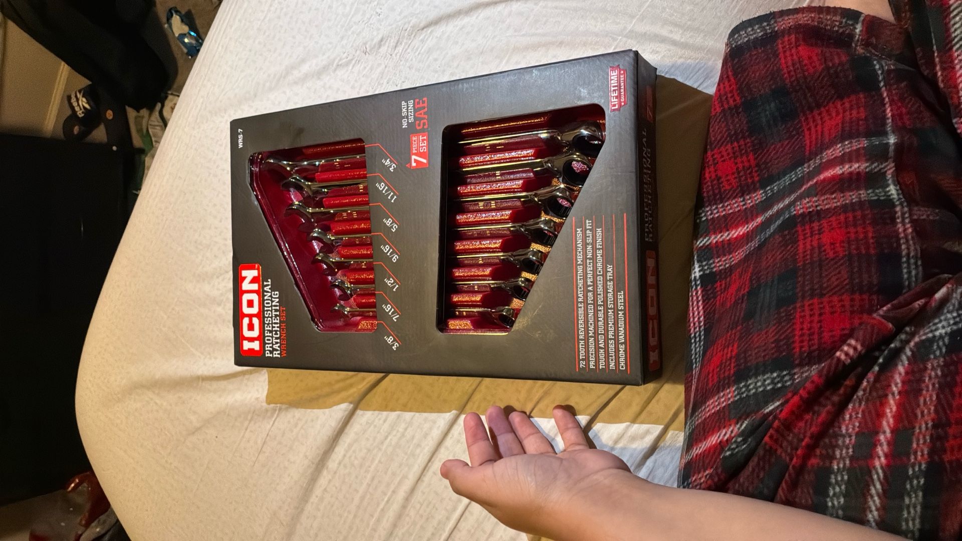 Icon Professional Ratcheting Wrench Set 7 Piece Set