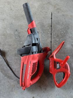 Leaf blower and trimmer