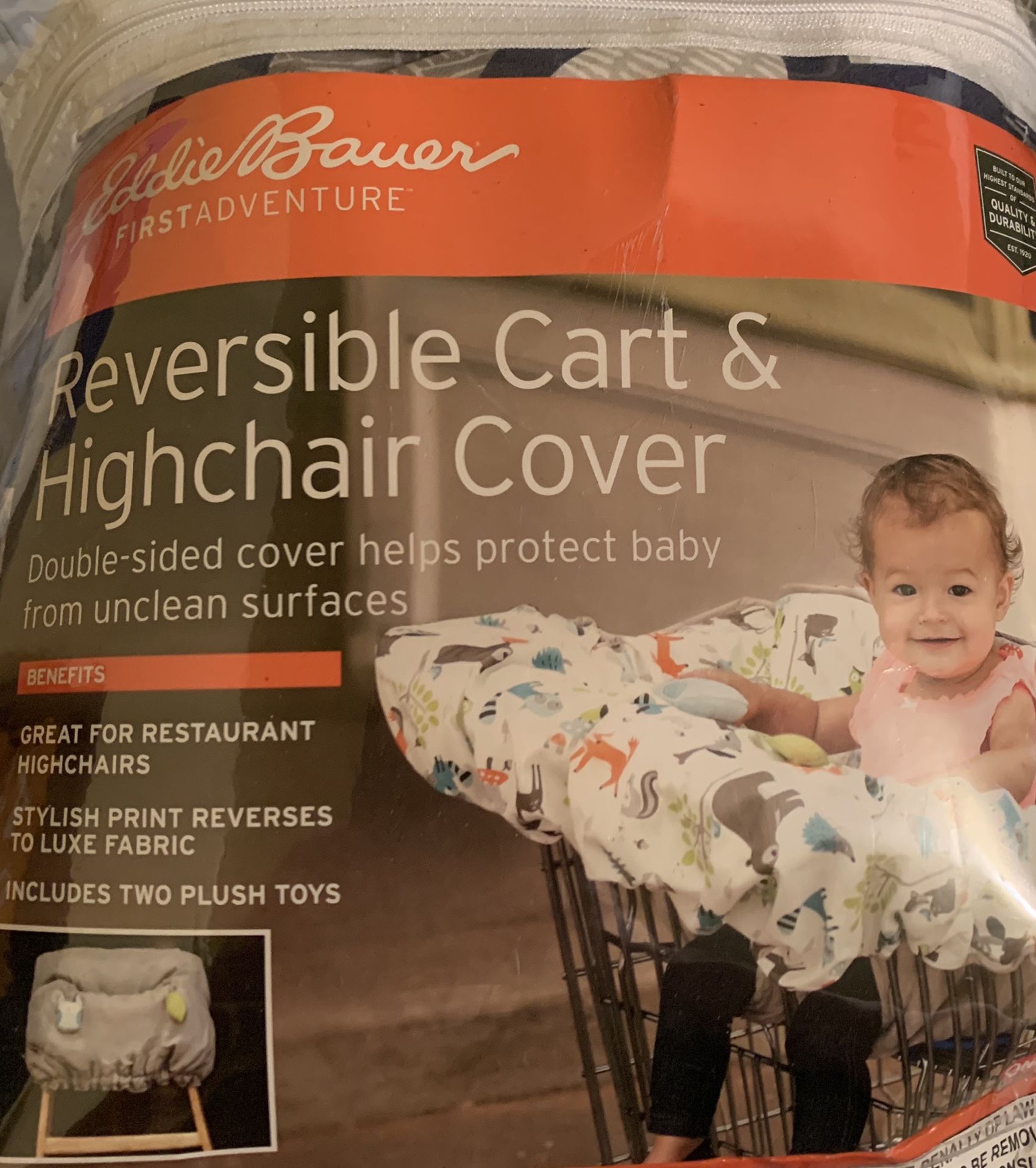 Reversible Cart And High Chair Cover Brand New Never Used