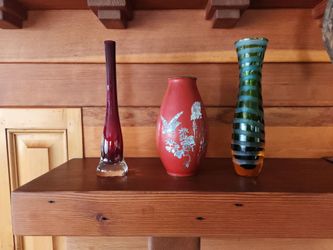 Lot of 3 Decorative Vases