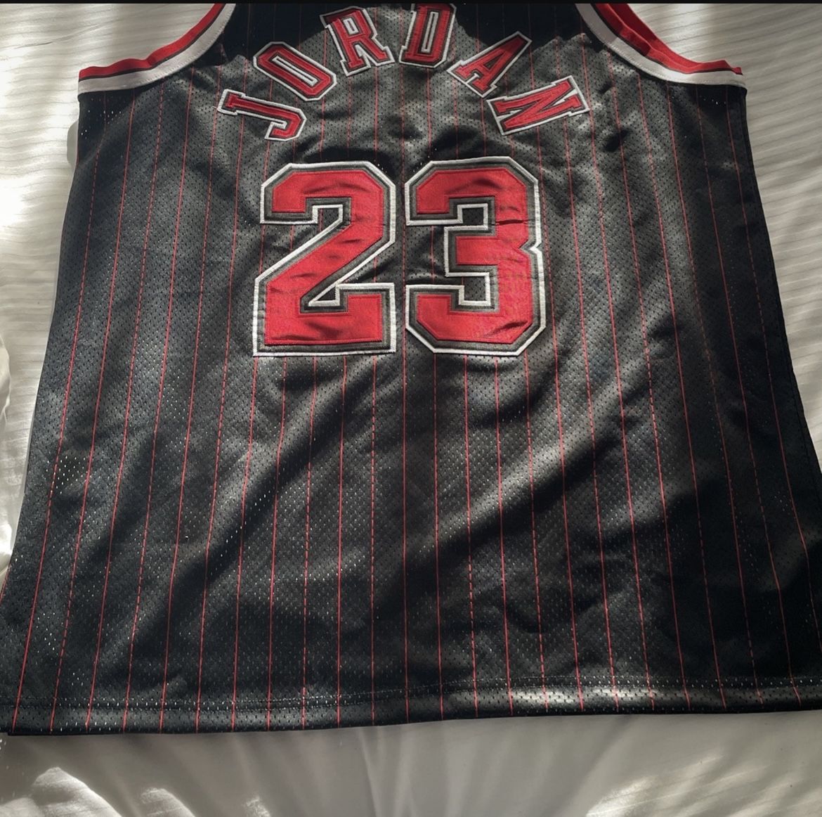 Nike Jordan Chicago Bulls PinStripe jersey in sz 52.