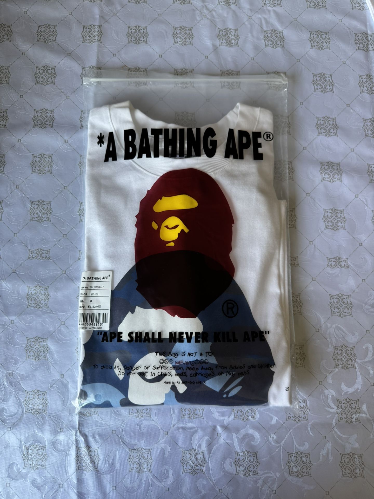 BAPE Color Camo By Bathing Ape Tee 'White/Blue'