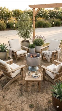 New fire pit
