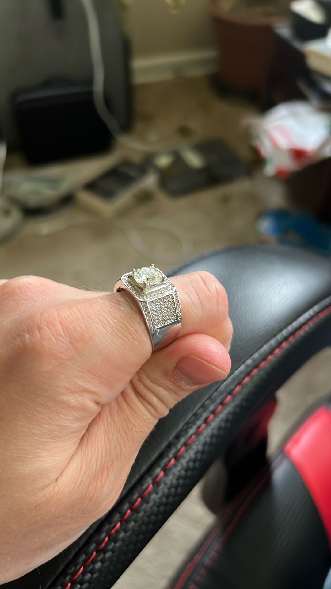 Moissanite Hip Hop Ring 🔥🔥