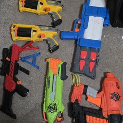 Nerf Gun Lot