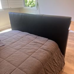 RH Leather Teen Bed
