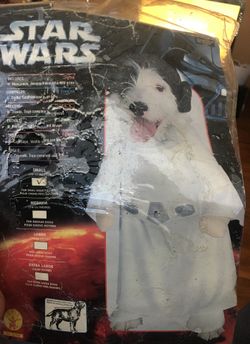 Princess Leia pet costume