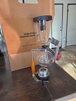 Tabletop coffee siphon
