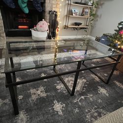Glass Top Coffee Table