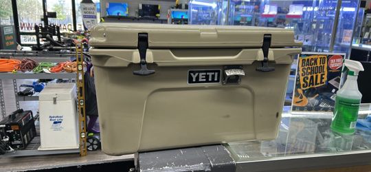 Yeti Tundra 45 Cooler with bottle opener