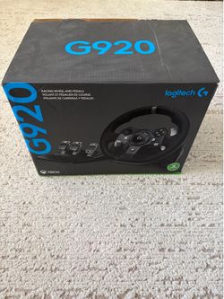 Logitech G920 Racing Wheel and Pedals for Xbox