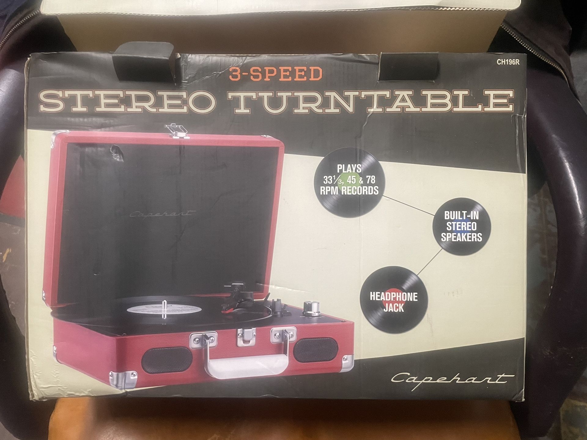 3 Speed Stereo Turntable NEW IN BOX