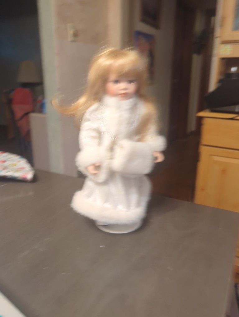 Doll With Doll Stand