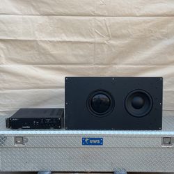 James Model Five Dual Subwoofer and amp