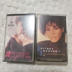 2 Whitney Houstin Cassette Tapes