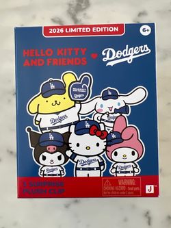 Hello Kitty and Friends LA Dodgers MLB 2026 Limited Edition Blind Box Plush