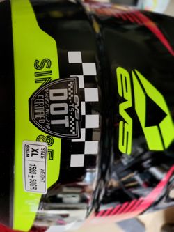 EVS XL Dirt bike helmet