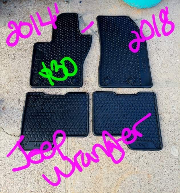 2014' - 2018' Jeep Wrangler Floor Mats / Liners