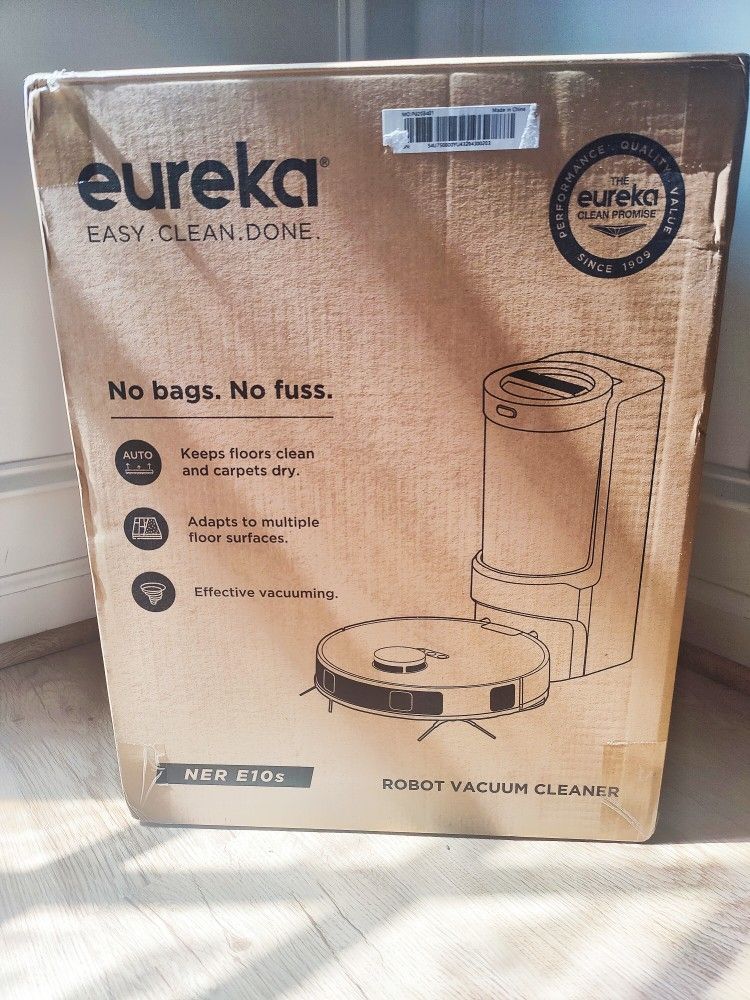 Eureka E10s Robot Vacuum with Bagless Self Emptying Station, Robotic Vacuum and Mop Combo