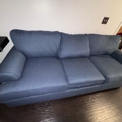 Blue couches 