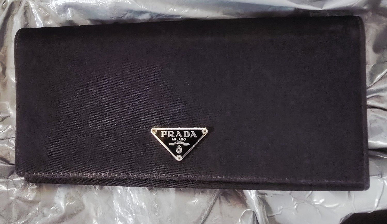 PRADA BLACK BIFOLD WALLET