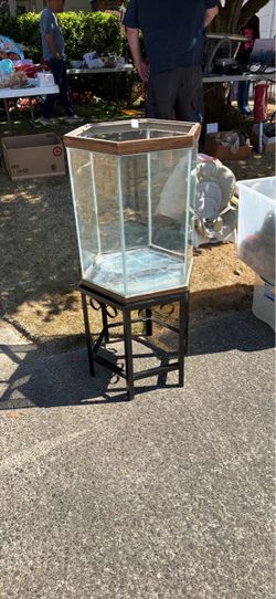 24 gallon aquarium or terrarium w/stand
