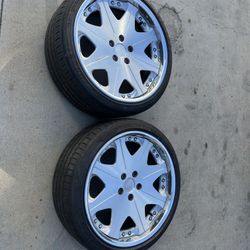 19" PAIR Leonhardiritt Waffe 5x114.3
