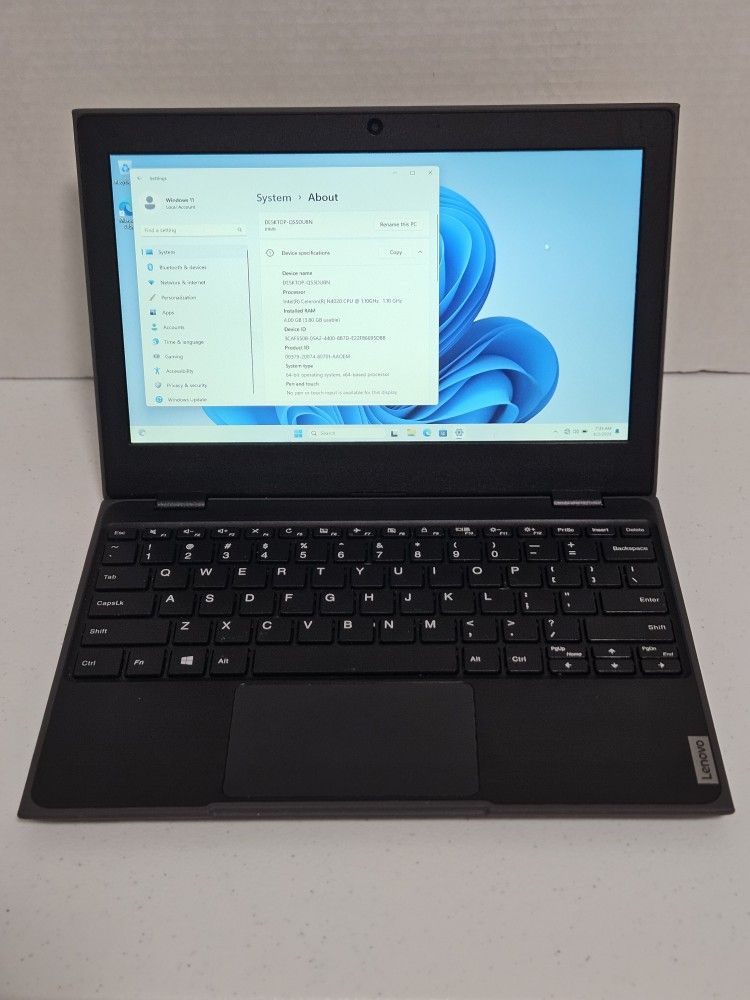 Lenovo 100e 2nd Gen - N4000/N4020 4GB/32GB Excellent Cond. + Warranty