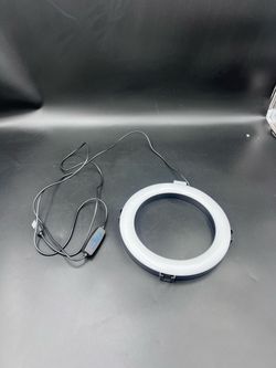 USB LED Ring Light Dimmable Photography Video Makeup Light No Stand Untested