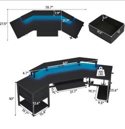 L-Shaped Gaming Desk