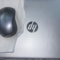 HP Laptop W/ Logitech Mouse