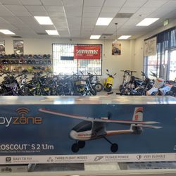 Hobbyzone AeroScout S 2.1M Beginner Pilot Rc Plane 