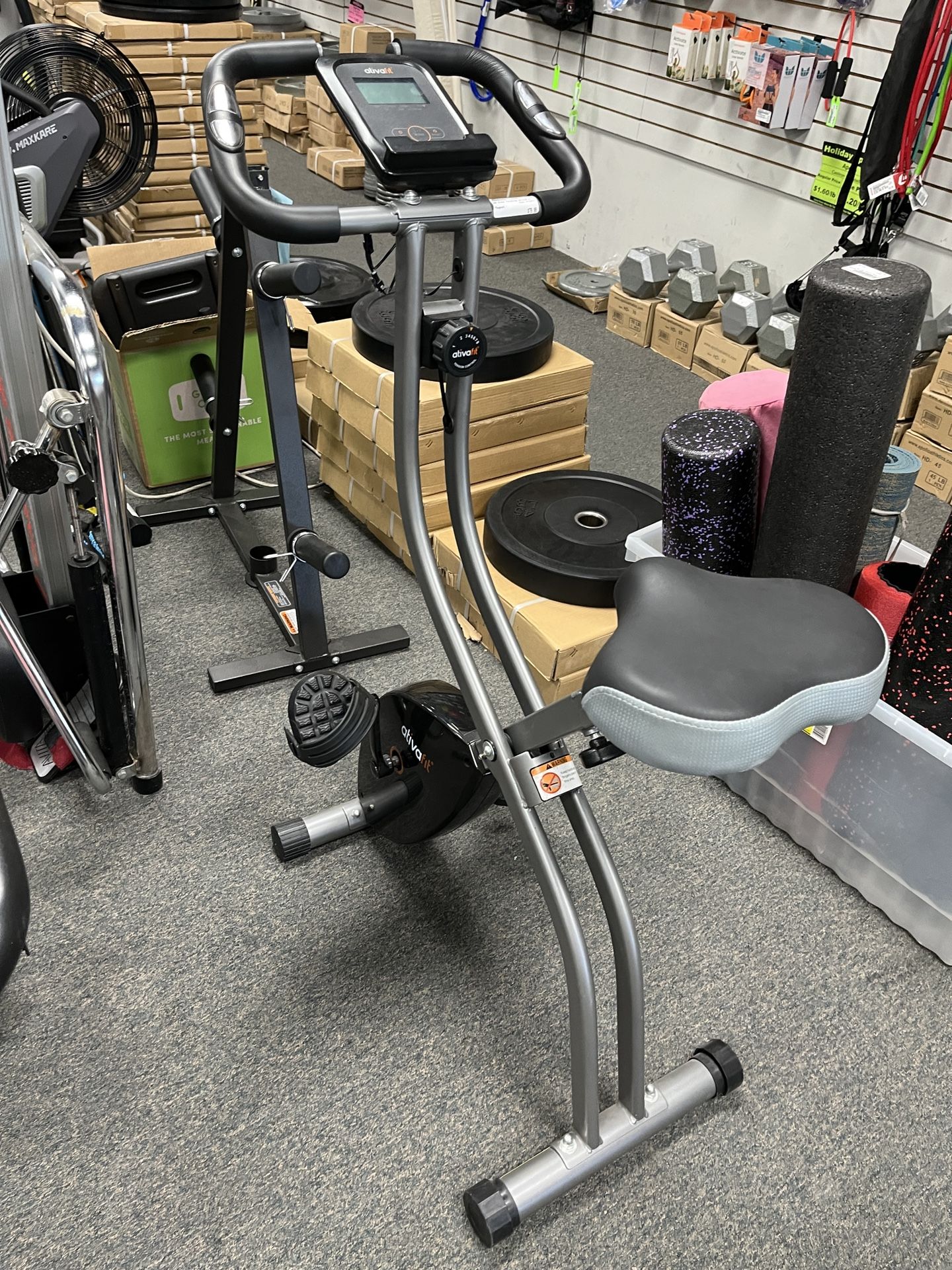 Ativafit folding exercise bike