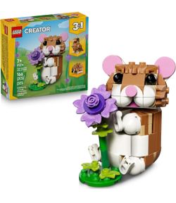 LEGO Creator 3 in 1 Cute Hamster with a Flower Building Toy