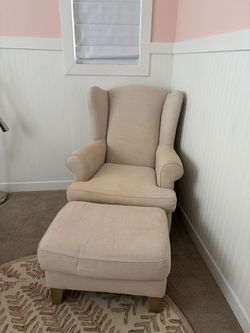 Pottery Barn wingback rocking chair