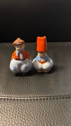 German lusterware  fez boys salt & salt