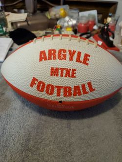Argyle MTXE Football Custom Printed Ball