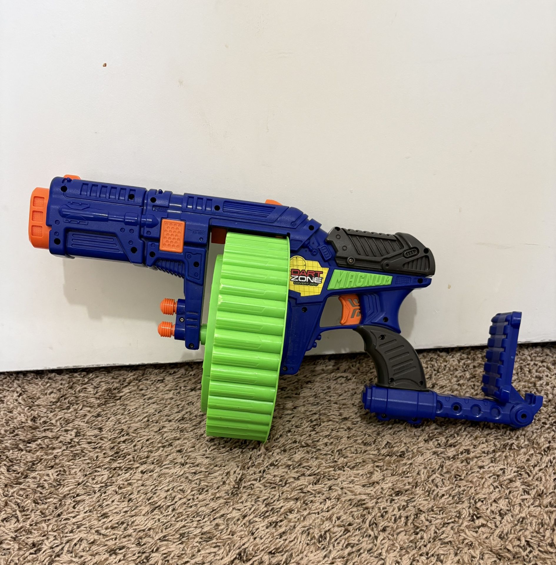 Dart Zone Covert Ops Magnum Dart Blaster with 40 Round Drum