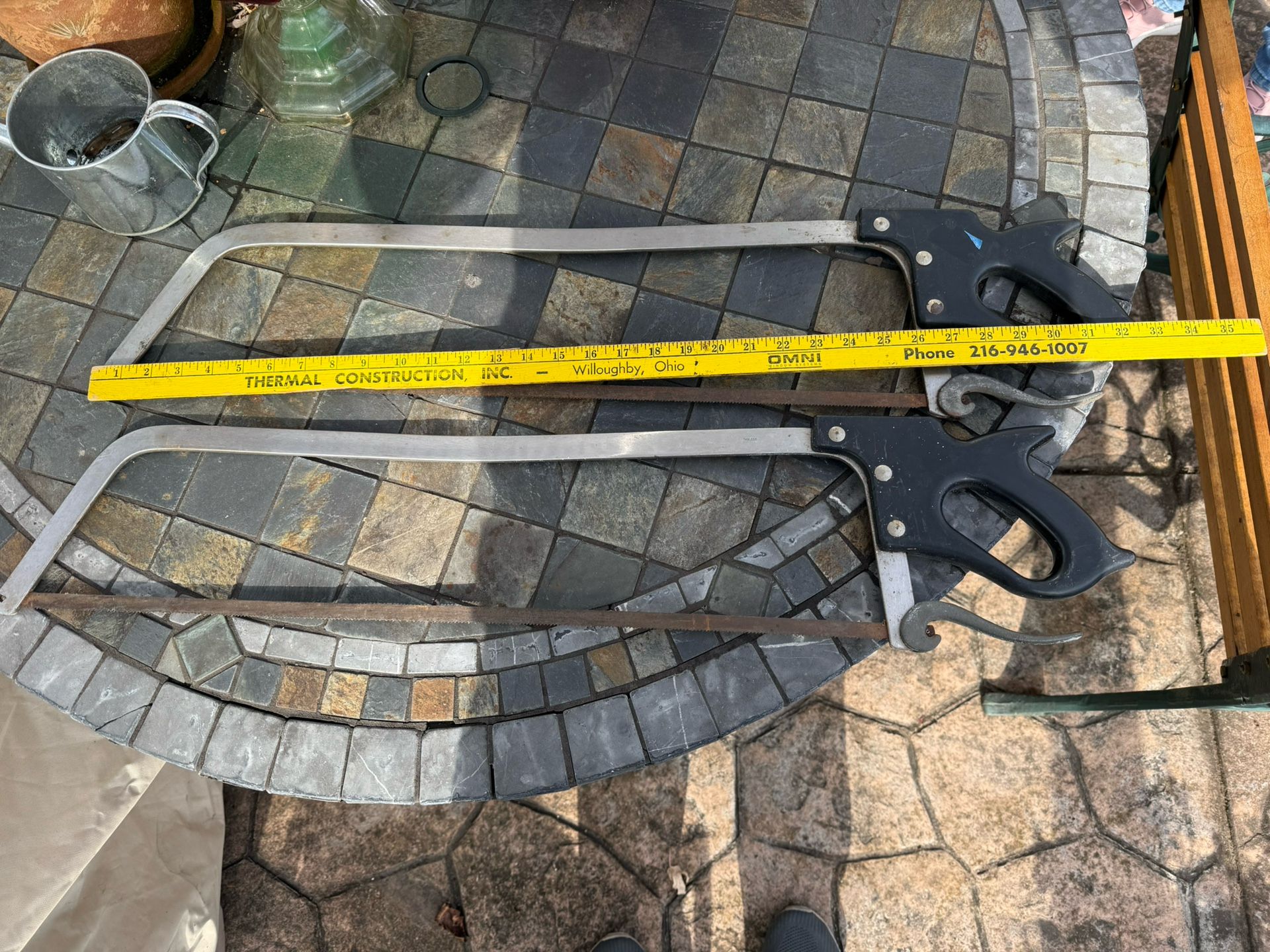 Pair Of Butchers Saws Deer Hunters