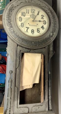Sikosha Vintage Antique Clock Korea Pre WW1